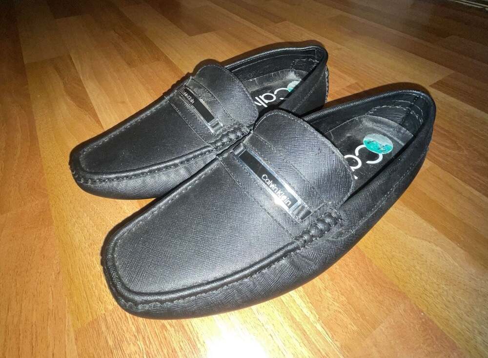 Calvin Klein Merve Driving Style Loafers in Black
